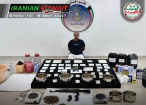 با حضور و نظارت مستقیم وزیر کشور کویت دستگیری سابقه‌دار به اتهام تولید و توزیع «کریستال» در منطقه سعد العبدالله